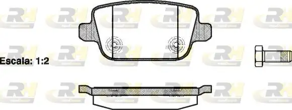 ROADHOUSE 21256-00 | Fren Balatası Focus II Da Sedan Tourier 11 04