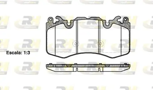 ROADHOUSE 21410-00 | Fren Balatası Range Rover IV Lg 08 12