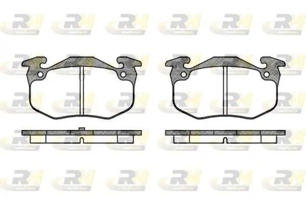 ROADHOUSE 2144-50 | Fren Balatası Ön Laguna Safrane Megane Scenic 2 0 Espace Fişli