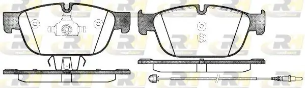 ROADHOUSE 21451-01 | Fren Balatası C5 III Berlina Break Rd TD 02 0