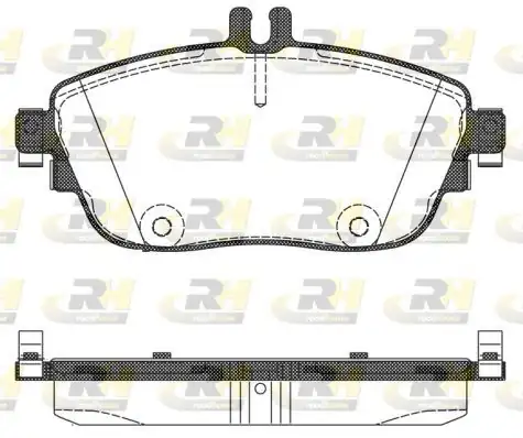 ROADHOUSE 21485.08 | Fren Balatası Ön Mercedes A Seri-B Seri- CLA-Gla W176-246-156-117 (Sport Paket) 2012 >