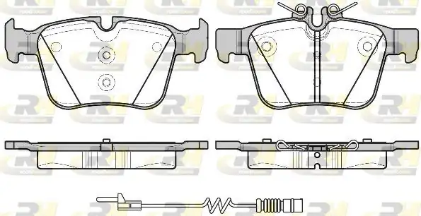 ROADHOUSE 21516-20 | Fren Balatası Arka Mercedes C Class W205 14 S205 14 C205 15 A205 16