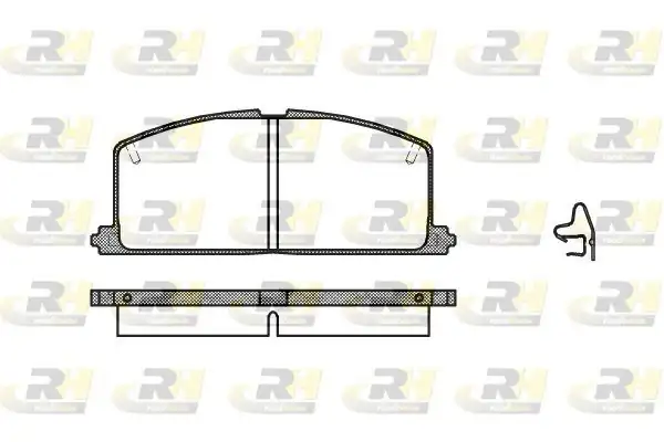 ROADHOUSE 2167-04 | Fren Balatası Camry Stufenheck _v1_ 02 83 01 88