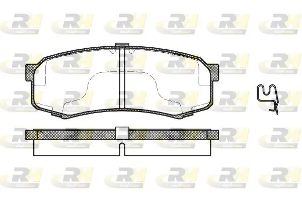 ROADHOUSE 2413-04 | Fren Balatası Montero IV V80 V90 02 07