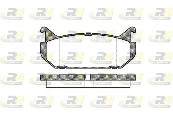 ROADHOUSE 2416-00 | Fren Balatası Probe II Ecp 10 93 03 98