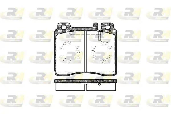 ROADHOUSE 2420-00 | Fren Balatası S Class W140 02 91 10 98