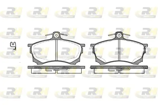 ROADHOUSE 2582-00 | Fren Balatası Carisma Sedan Station Wagon Da Xx