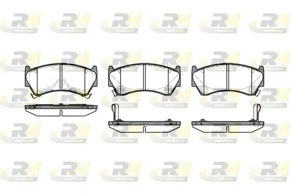 ROADHOUSE 2592-12 | Fren Balatası 200 Sx S14 11 93