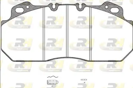 ROADHOUSE 2622-00 | Fren Balatası Ön Renault Magnum Premıum