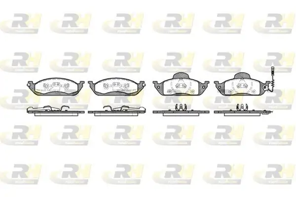 ROADHOUSE 2697-01 | Fren Balatası M Class W163 02 98 06 05