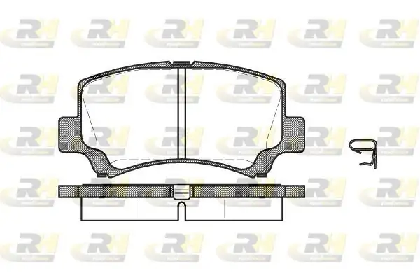 ROADHOUSE 2710.02 | Fren Balatası Wagon R + Em 02 98 > 05 00