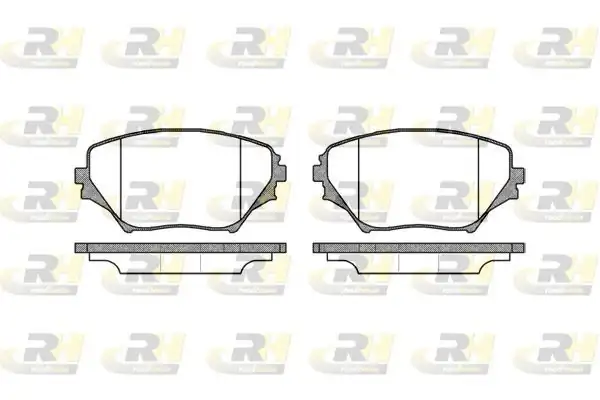 ROADHOUSE 2813-00 | Fren Balatası Rav4 II Xa2 06 00 02 06
