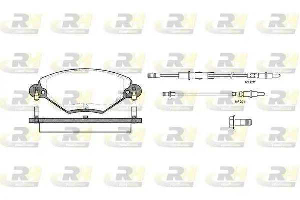 ROADHOUSE 2828-04 | Fren Balatası C5 İ Berlina Break Dc D-E 03 Xx