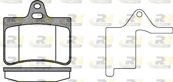 ROADHOUSE 2830-20 | Fren Balatası C5 II Berlina Break Rc Re 09