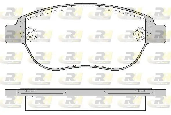 ROADHOUSE 2841-00 | Fren Balatası Berlingo Mf M_ 07 96 03 08 Xx