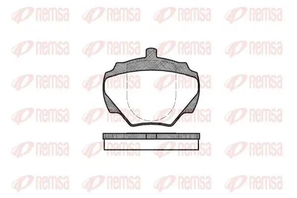 REMSA 0222-00 | Fren Balatası