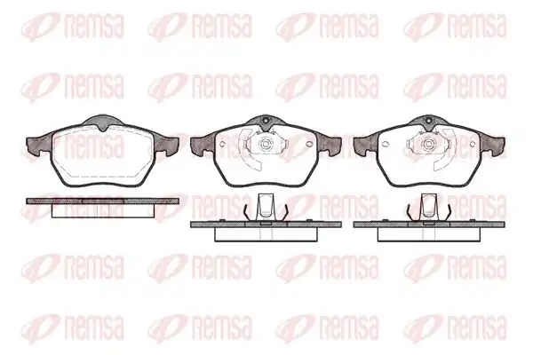 REMSA 0390-10 | Fren Balatası Calıbra A 85_ 06 90 07 97