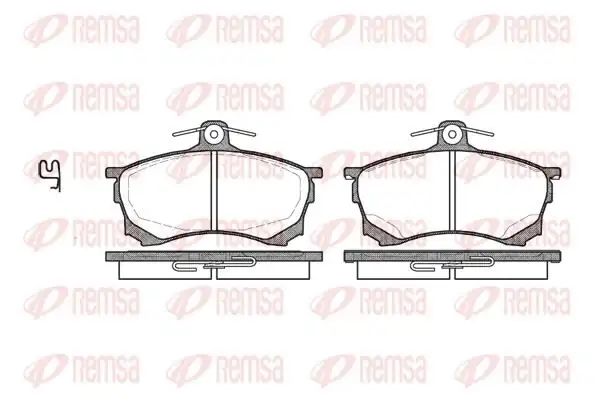REMSA 0582-00 | Fren Balatası Carisma Sedan Station Wagon Da Xx