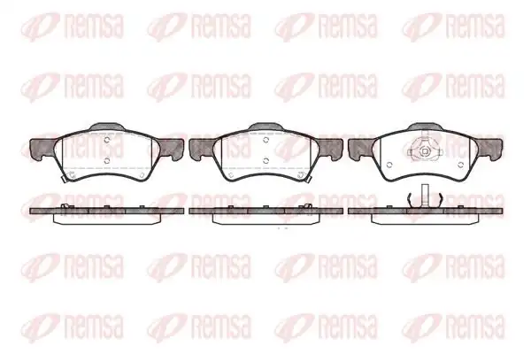 REMSA 0810.02 | Fren Balatası Voyager Grand Voyager III Gs 01 9