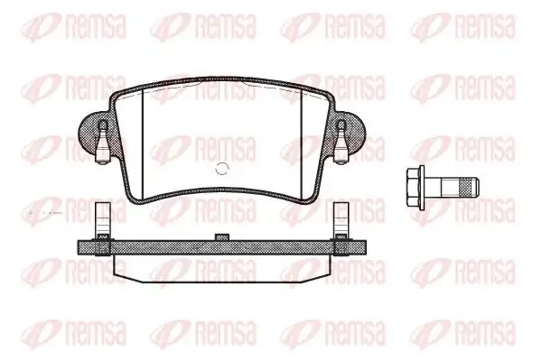 REMSA 0833-00 | Fren Balatası Interstar Bus Van X70 07 02