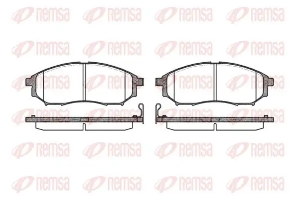 REMSA 0852-14 | Fren Balatası Ex 10 08