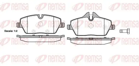 REMSA 1131-10 | Fren Balatası Mini R56 10 06