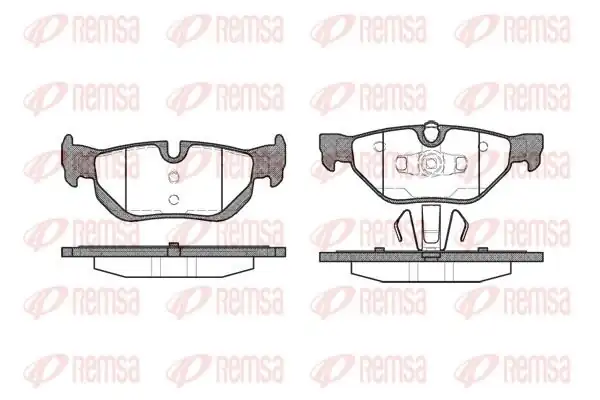 REMSA 1145-00 | Fren Balatası 1 Series E87 E82 E88 09 04