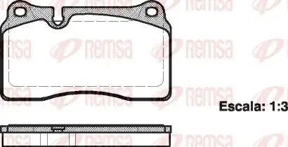 REMSA 1200-00 | Fren Balatası