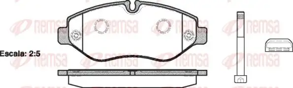 REMSA 1245-10 | Fren Balatası Daily III 05 06