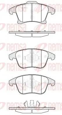 REMSA 1249-20 | Fren Balatası Ford 13 Xx
