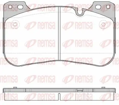 REMSA 1834-00 | Fren Balatası Ön Bmw 5 G30 F90 M5 8 Cabrio G14 F91 F92 M8 19