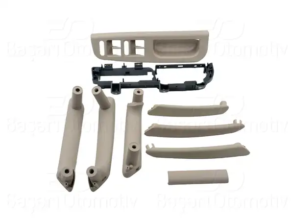 WISCO 1223425-00 | Kapı Kol Tutamak Seti Cam Düğme Çerçeveli Bej VW Passat B5 B5 5 96 05