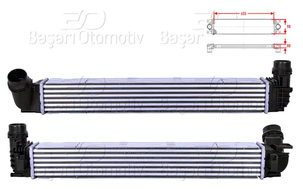 WISCO 3113815-00 | Turbo Radyatörü İntercooler 655x90x80 Renault Scenic Grand Scenic Megane 3 Megane CC 1 2 Tce 1 4 A 16v 1 5 dCi 08