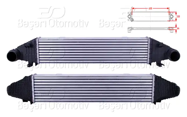 WISCO 3113834-00 | Turbo Radyatörü İntercooler 630x120x64 Mercedes Benz Benz W204 C180 CGI C200 CGI C204 C180 C200 CGI W212 E200 CGI 07