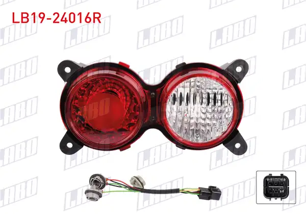 LABO LB19-24016R | Stop Sağ Duylu Camı Degisen Tip Kia Bongo 2006