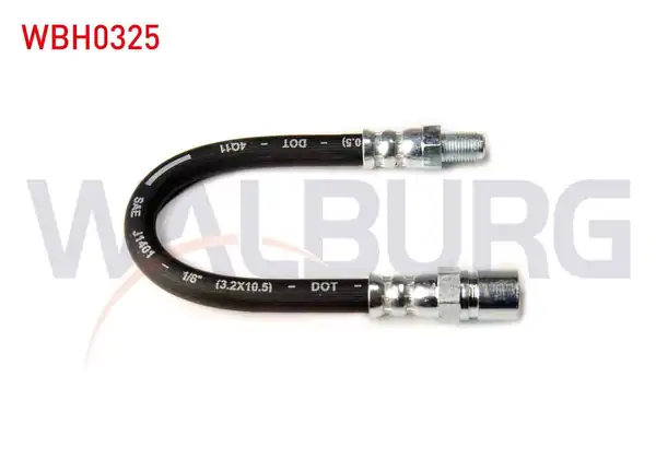 WALBURG WBH0325 | Fren Hortumu Arka Sol Sağ 200mm Opel Astra F 1991 1998 Opel Vectra A 1988 1995 Opel Calıbra A 85_ 1990 1997 2 Adet