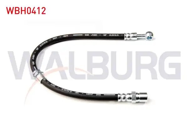 WALBURG WBH0412 | Fren Hortumu Ön Sağ 390mm Chevrolet Lacetti (J200) 2006-2012 / Daewoo Nubira (Klaj) 1997-2003 | 2 Adet