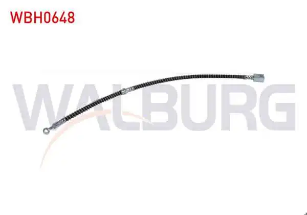 WALBURG WBH0648 | Fren Hortumu Ön Sol-Sağ 680mm Ssangyong Actyon 200 Xdı 2005-2012 / Ssangyong Actyon I 2005-2012 / Ssangyong Actyon II 2011-| 2 Adet
