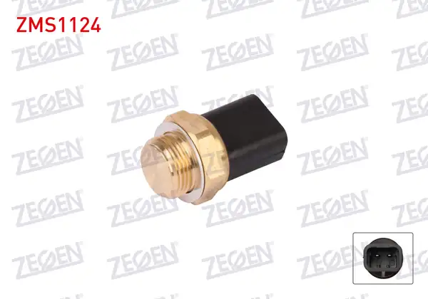 ZEGEN ZMS1124 | Fan Müşürü 100 95c Opel Corsa A