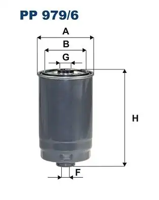 FILTRON PP9796 | Yakıt Filtresi Hyundai i30 II, İ40, Santa Fe III / Grand Santa Fe, Kia Optima IV, | 12 Adet