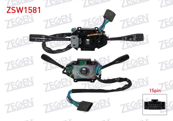 ZEGEN ZSW1581 | Far Silecek Kumanda Kolu Komple 15 Pin Mitsubishi L300 1997 2006