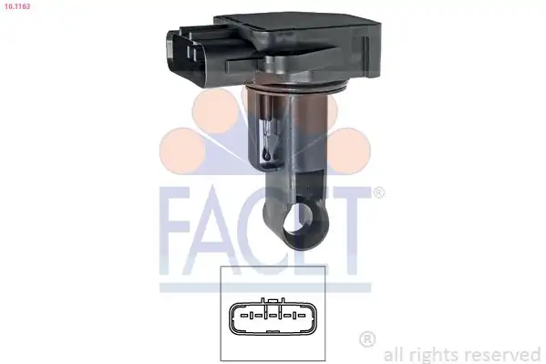 FACET 10-1163 | Hava Akışmetre Sensörü Range Rover Sport Range Rover 4 2 4 4 Discovery 3 4 0 4 4