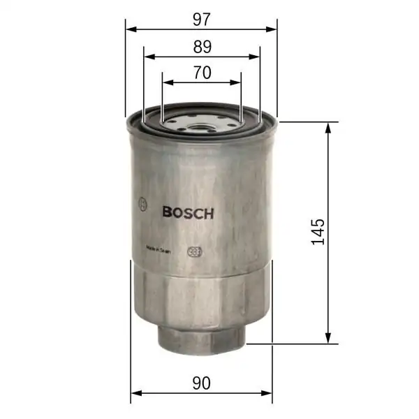 BOSCH 1457434281 | Mazot Filtresi Hilux Vanette Açık Tip