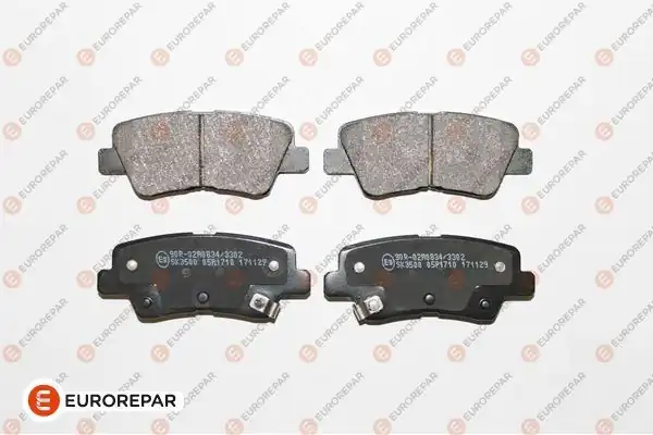 Eurorepar 1623063980 Fren Balatası Arka 100 mm Kia Soul 1 6 CRDI Hyundai Accent Blue Elantra İ40 Auris 09
