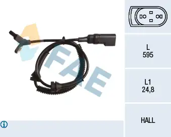 FAE 78152 | ABS Hız Sensörü Ön Connect 1 8 16v Dı TDI TDCI 02