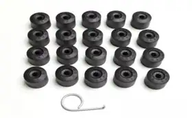 GKL GKL 294079 VW Bijon Kapak Seti Siyah 16 Normal 4 Şifreli Seat Ve Audi
