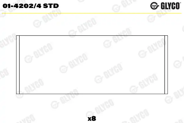 GLYCO 014202-4STD | Kol Yatak Renault Kango R19 1 9d F4r F8q F9q Std