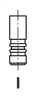 GÜNEŞ 5987-1-88 | 1 Emme Egzoz Subap Takımı Caddy 1 9 TDI 97 03 Transporter T4 2 4 TDI Aja 1y