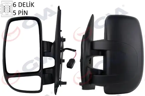 GVA 1019241 | Dış Dikiz Aynası Sol Master II 01 Movano 04 Elektrikli Isıtmalı Konveks 5 Fiş Vm 969ehl 5 Fiş Vm 969ehl