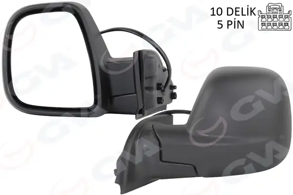GVA 1029103 | Dış Dikiz Aynası Fiat Yeni Doblo Combi Carg0 Elektrikli Desenli Rezistanslı Sol 23